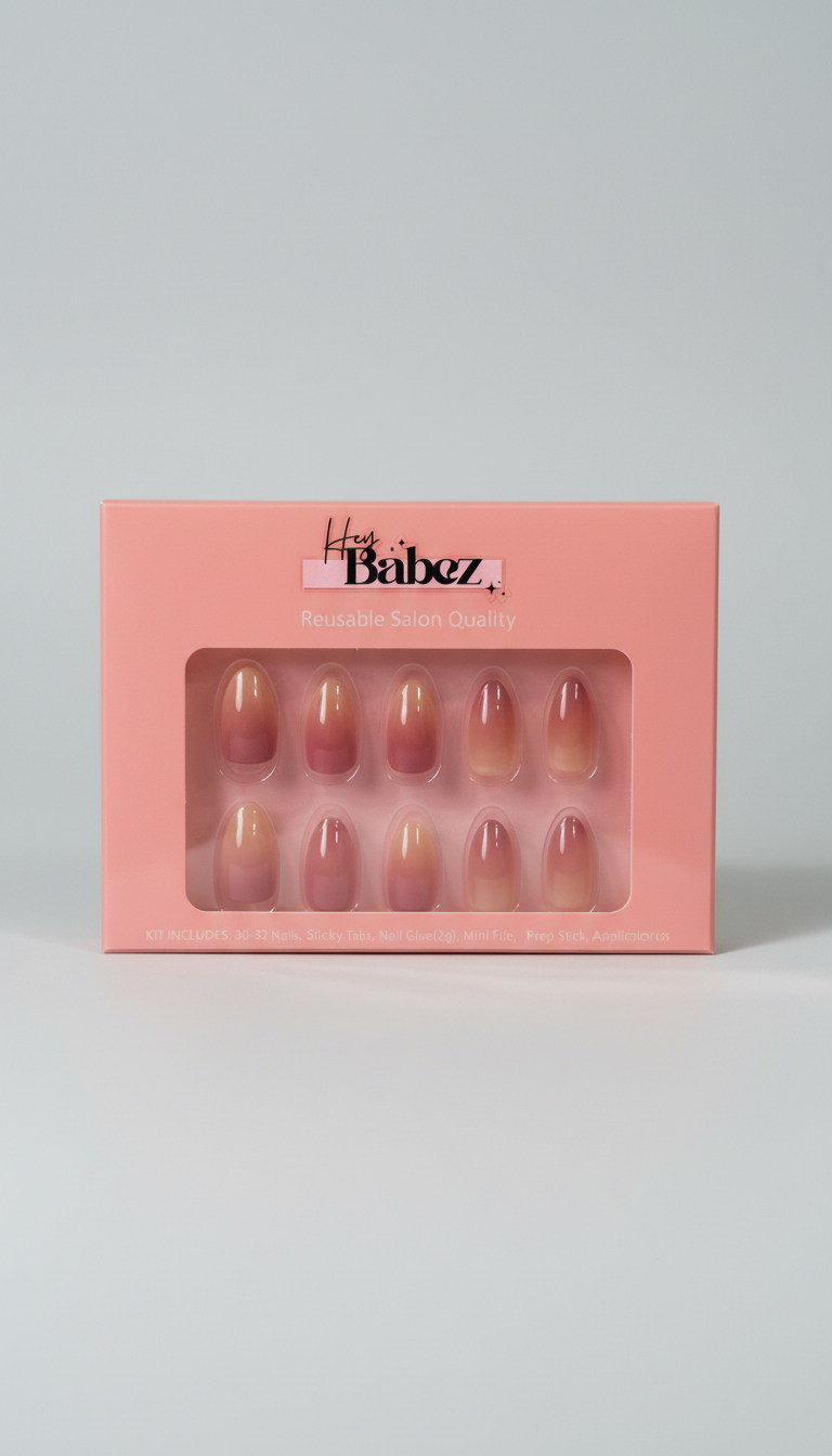 Blush Pink  Press On Nails