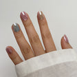 Multi-Tone Marble Press-On Nails - HeyBabes India