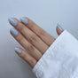 Soft Pastel Grey Press-On Nails - HeyBabes India