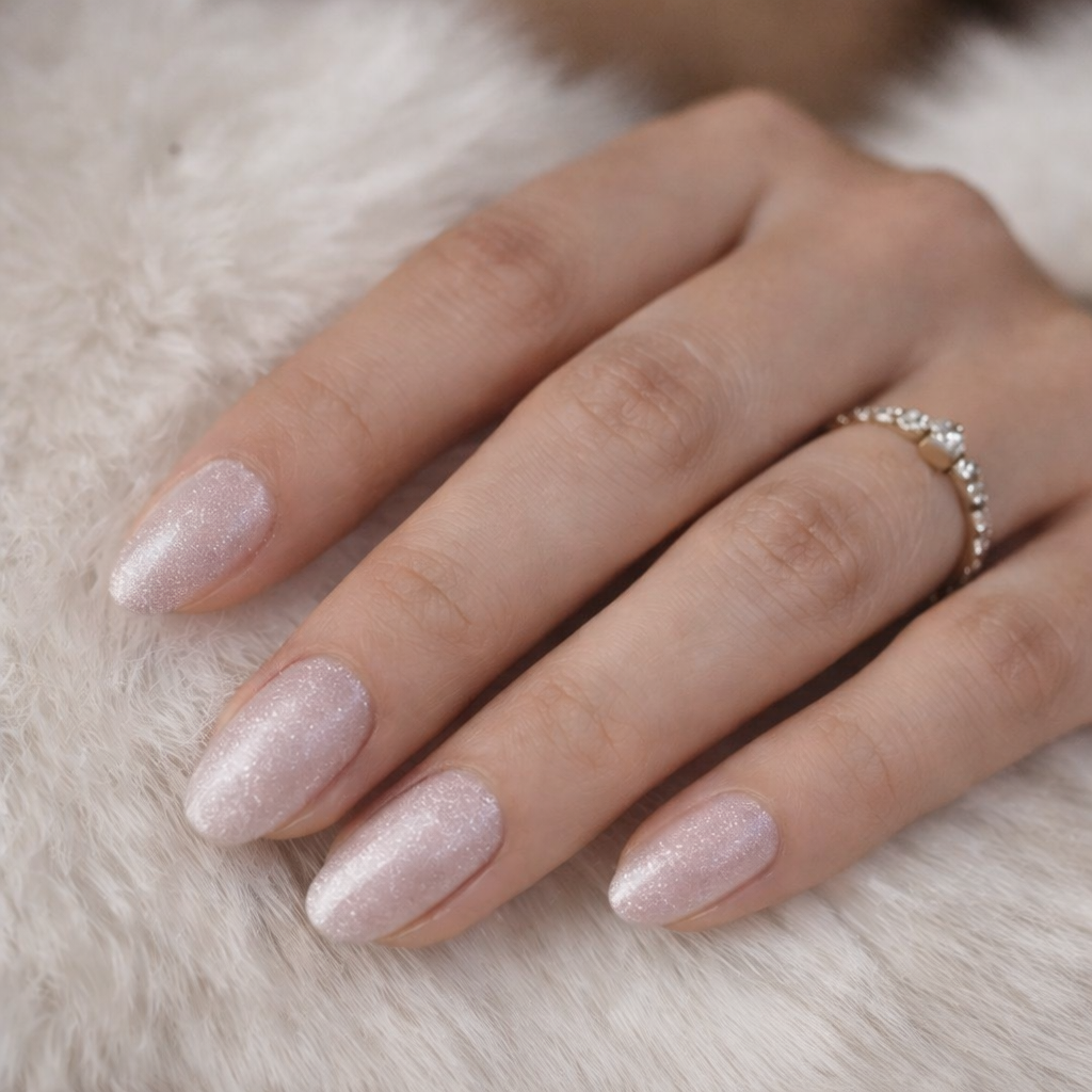 Angel Dust Shimmer Press-On Nails | 32 Nails Set